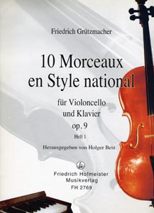 10 Morceaux en style national op 9 - Bd-1