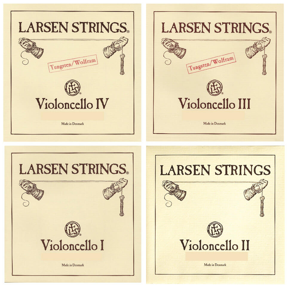 4-4 Cellosaiten Larsen Strings Medium