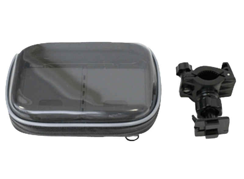 AIV - 5er Pack Fahrrad- und Motorrad Halterung mit Tasche für Handy-Navi- 400916