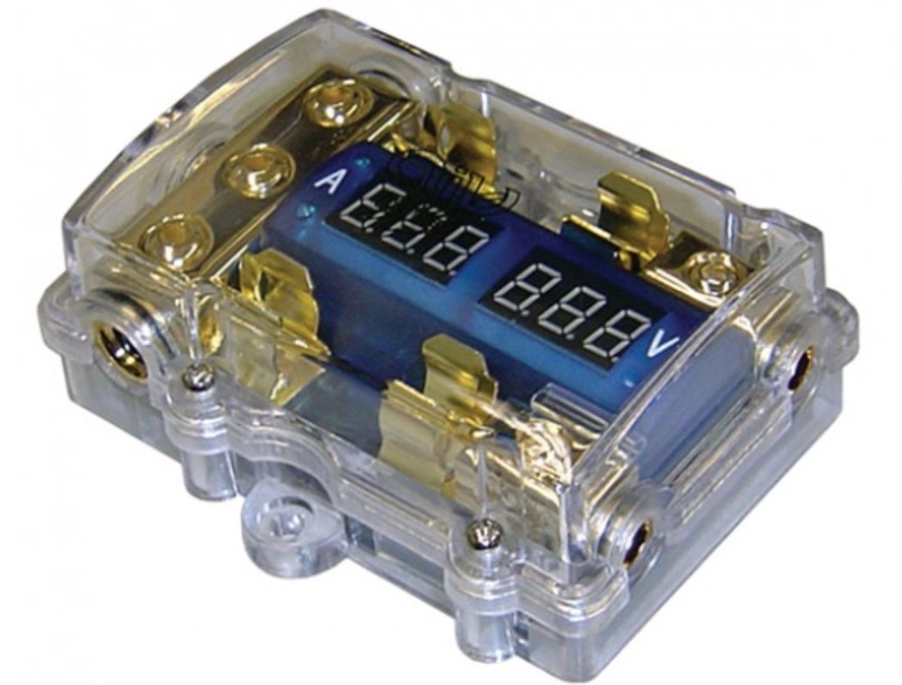 AIV 650414 Sicherung - Glassicherungshalter-Verteiler mit Digitalanzeige unter AIV