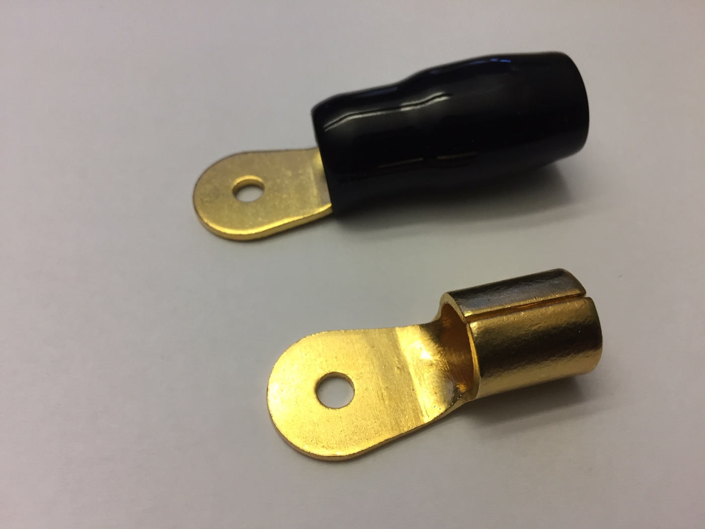 AIV Ringkabelschuh 100 Stck- schwarz M4 bis 35mm- mit Schrumpfschlauch