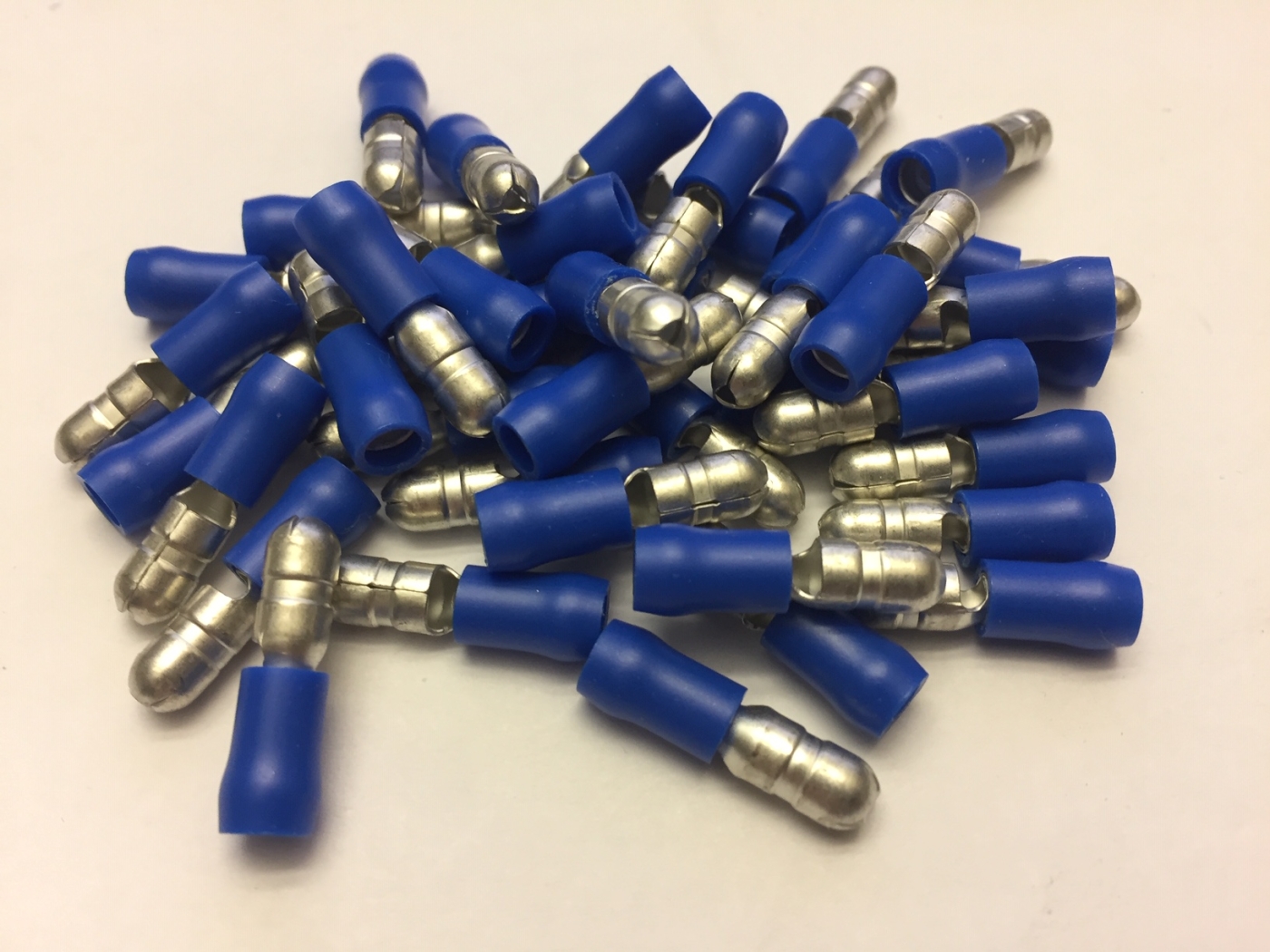 AIV Rundstecker blau Steckmaß 5-0 - 1-5 - 2-5mm- - 1000 Stück