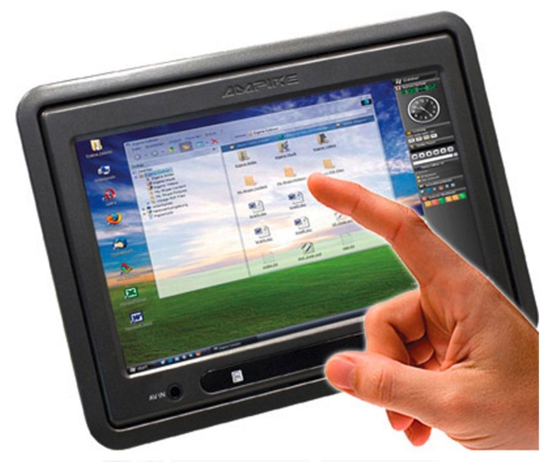 Ampire VGA070 Monitor 7- mit VGA-Touchscreen (USB) GWN