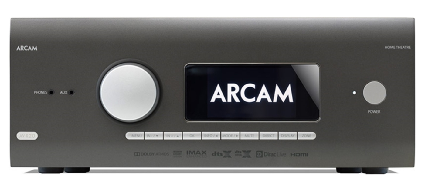 ARCAM AVR20 Schwarz Class AB AV-Receiver Dolby Atmos 4K HDMI 2-0b