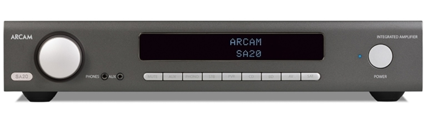 ARCAM SA-20 Schwarz Vollverstärker mit Phono MM 3 Digital IN