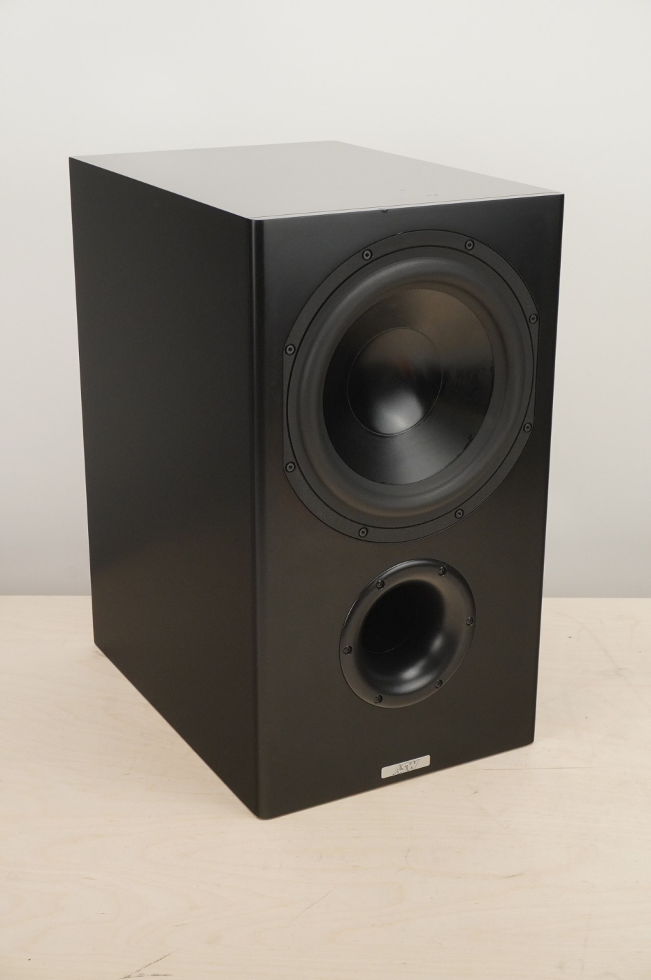 ASW CANTIUS AS 412 Schwarz Schleiflack Aktiv-Subwoofer- N1 - UVP 899-00