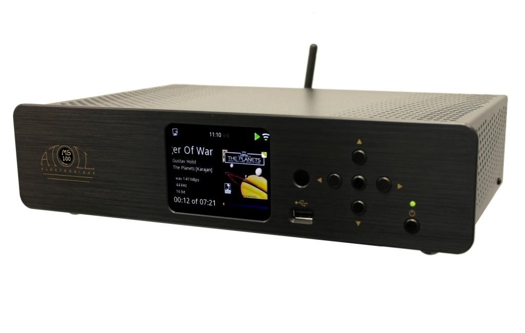 ATOLL MS 100- Schwarz (N3) Netzwerk-Streamer im MIDI-Format UVP war 1100 EUR