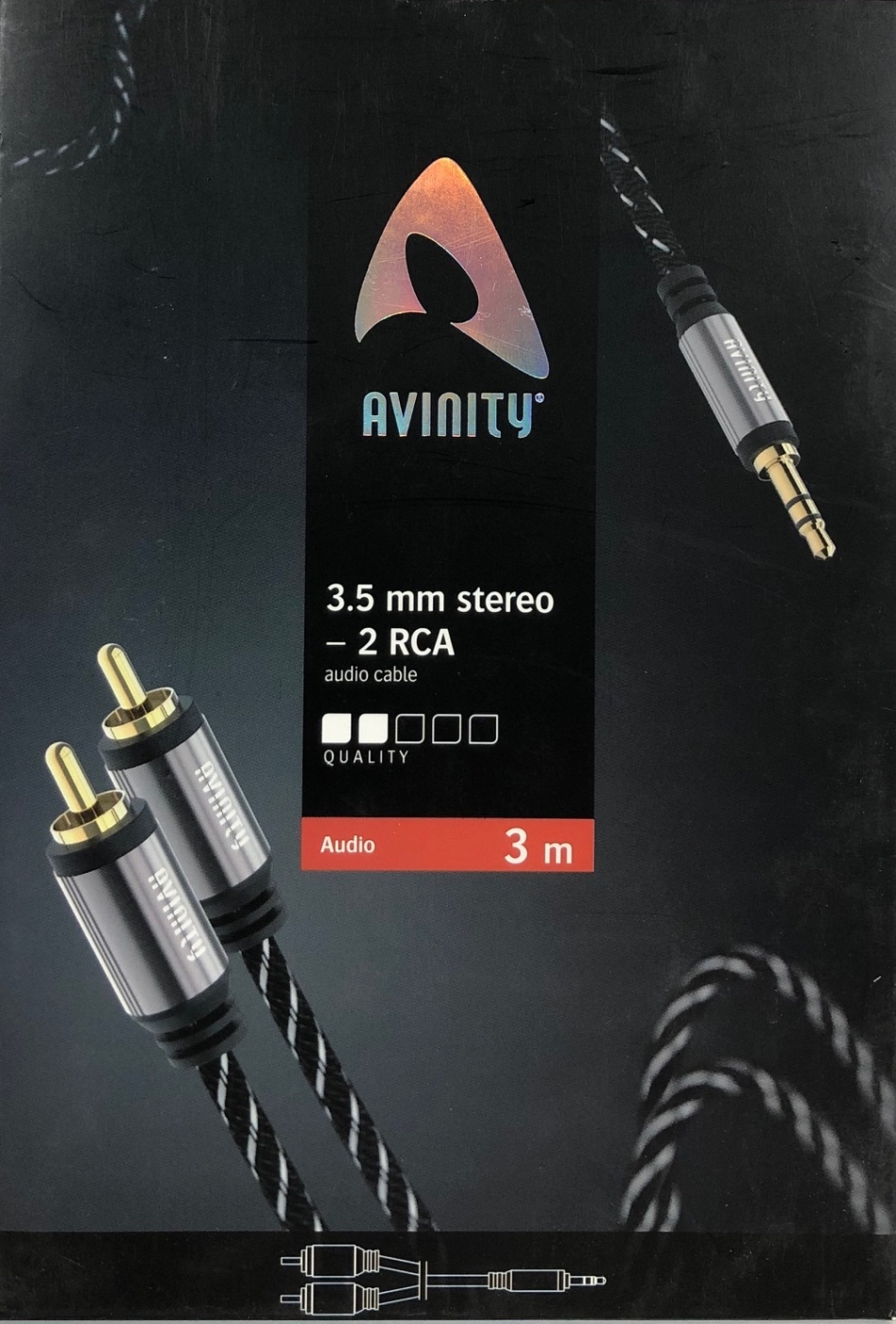 Avinity 3-5mm- Klinke auf Cinch-Kabel 3-0 m
