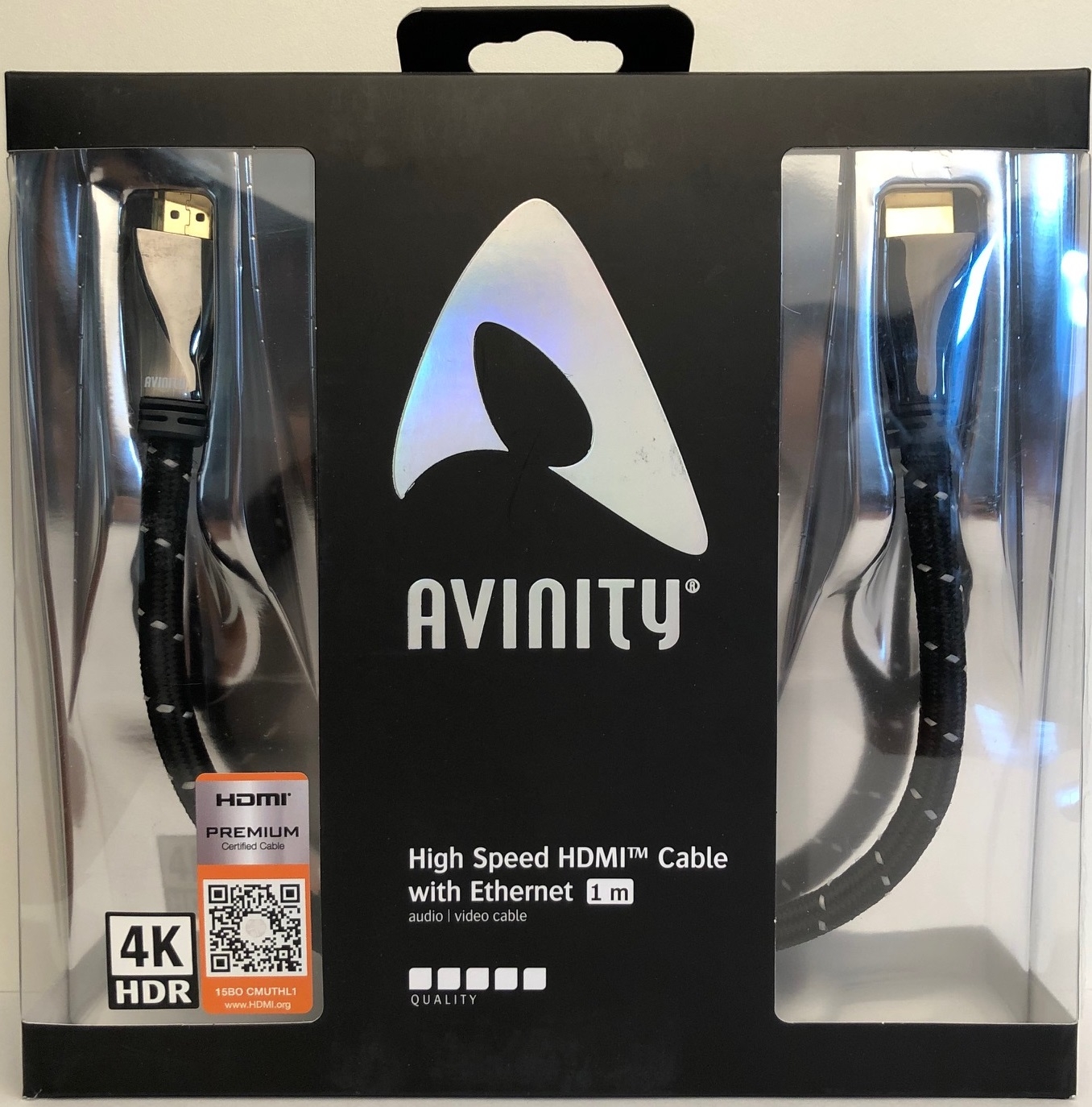 Avinity High-Speed HDMI-Kabel 4K vergoldet 1-0 m