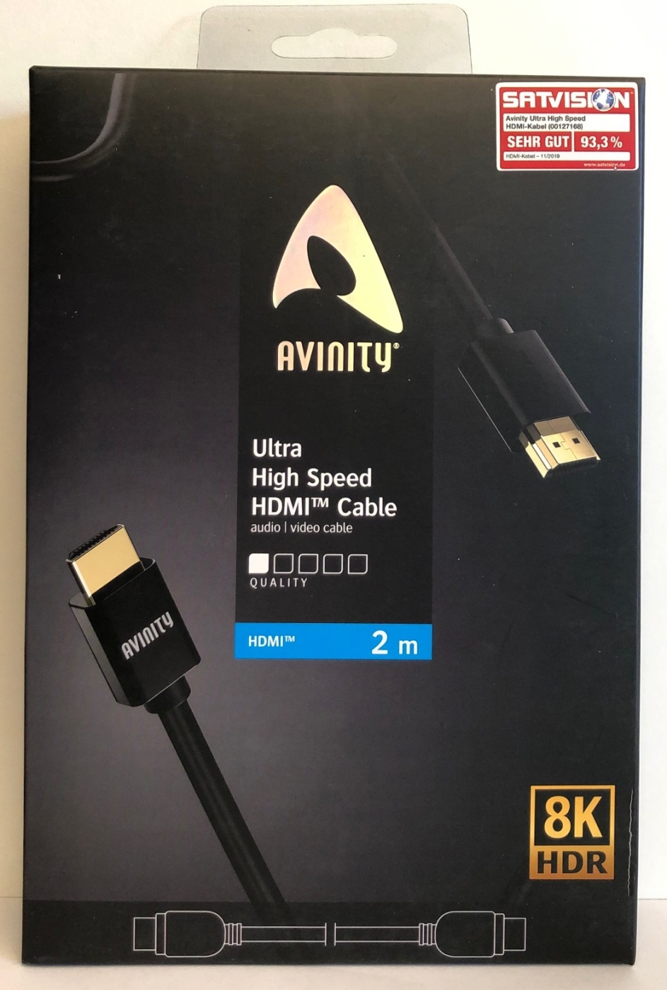 Avinity Ultra High-Speed HDMI-Kabel 8K 2-0 m vergoldet