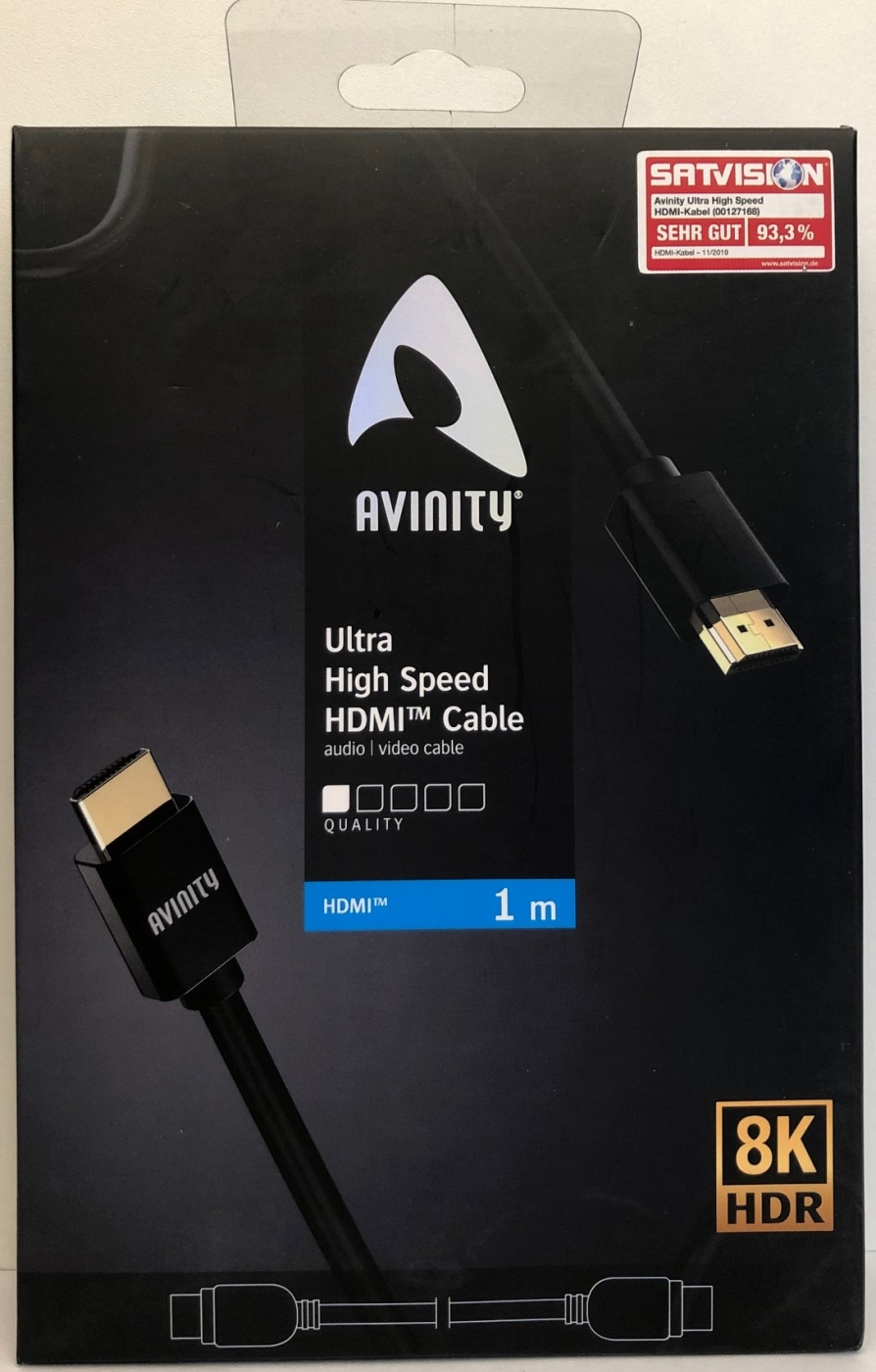 Avinity Ultra-High-Speed HDMI-Kabel 8K vergoldet 1-0 m
