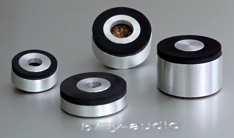 Bfly-Audio MASTER Absorber 4er Set MASTER-1 bis 20 kg-Set- Hhe 14 mm