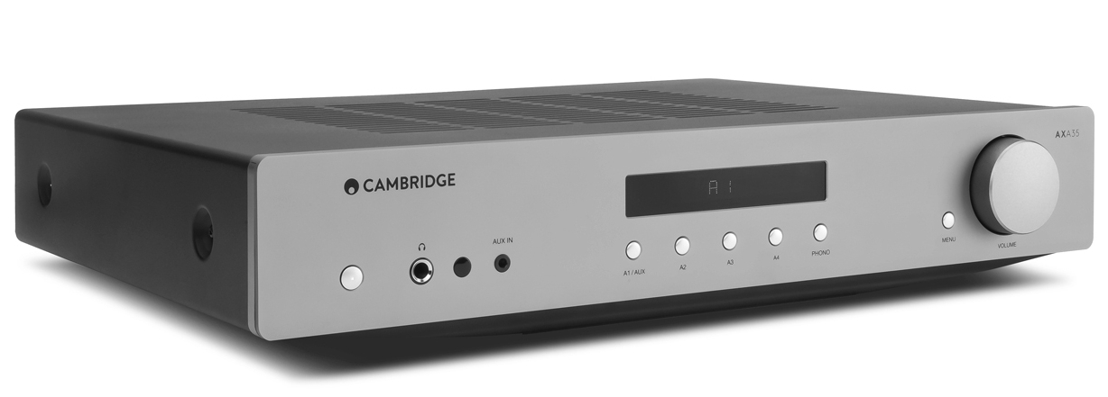 Cambridge Audio AXA35- Luna Grey - Vollverst�rker mit integriertem Phono-Vorverst�rker