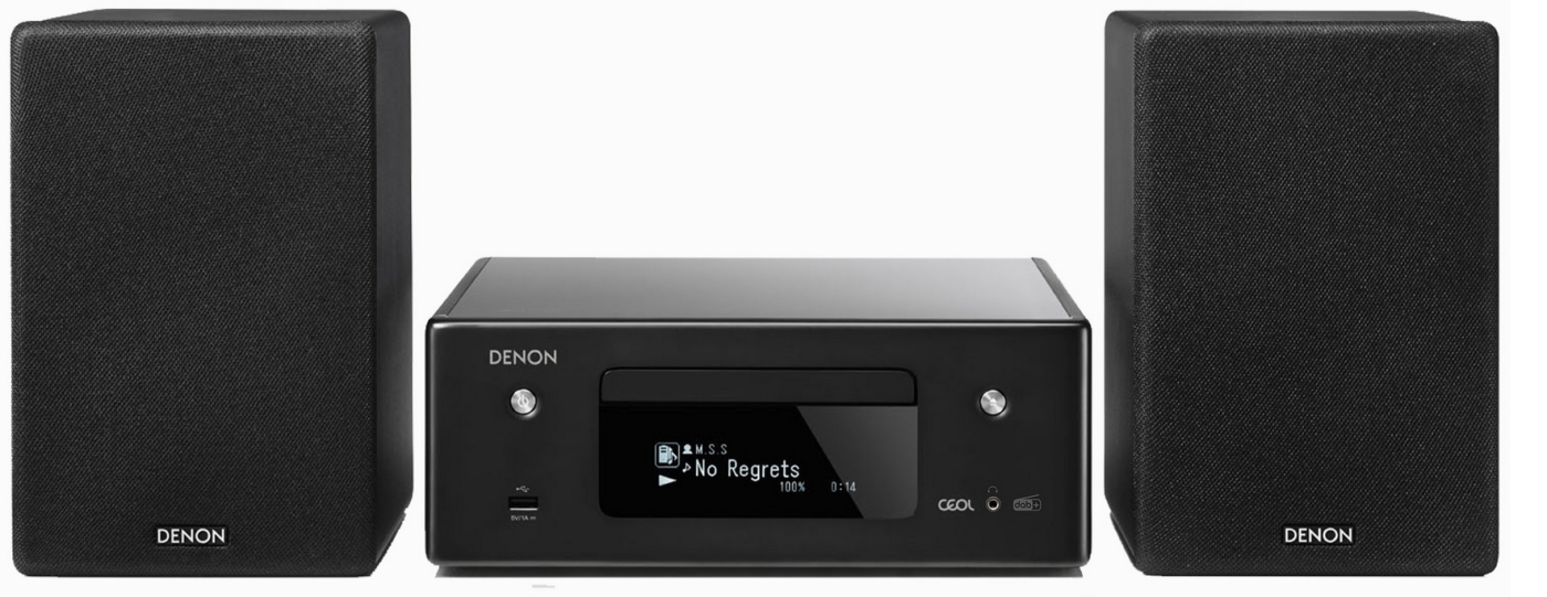 DENON CEOL-N11DAB+ Schwarz (N3) Netzwerk-CD-Player HEOS Built-in Bluetooth
