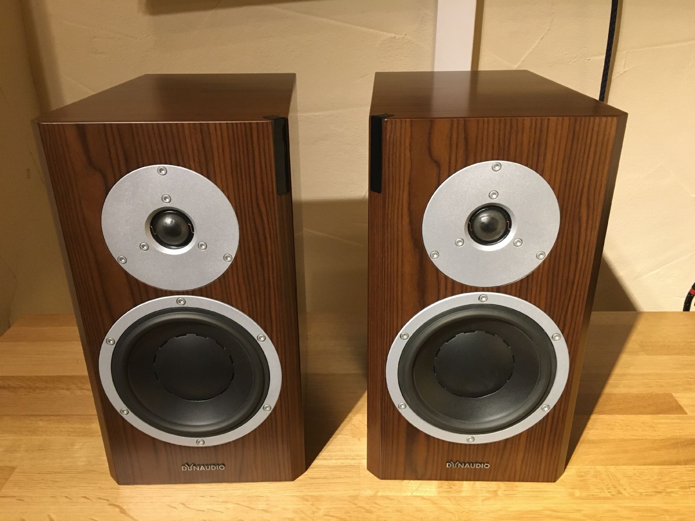 Dynaudio Focus 200 XD- Aussteller walnuss Aktiver Bassreflex Regallautsprecher Paarpreis UVP 4950 EUR
