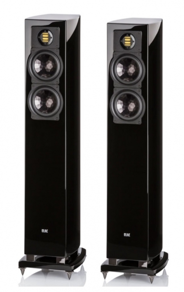 ELAC FS 267- Schwarz HG - 21-2-Wege Bassreflex Standlautsprecher mit JET 5 Hochtner- Stck UVP 1390 EUR