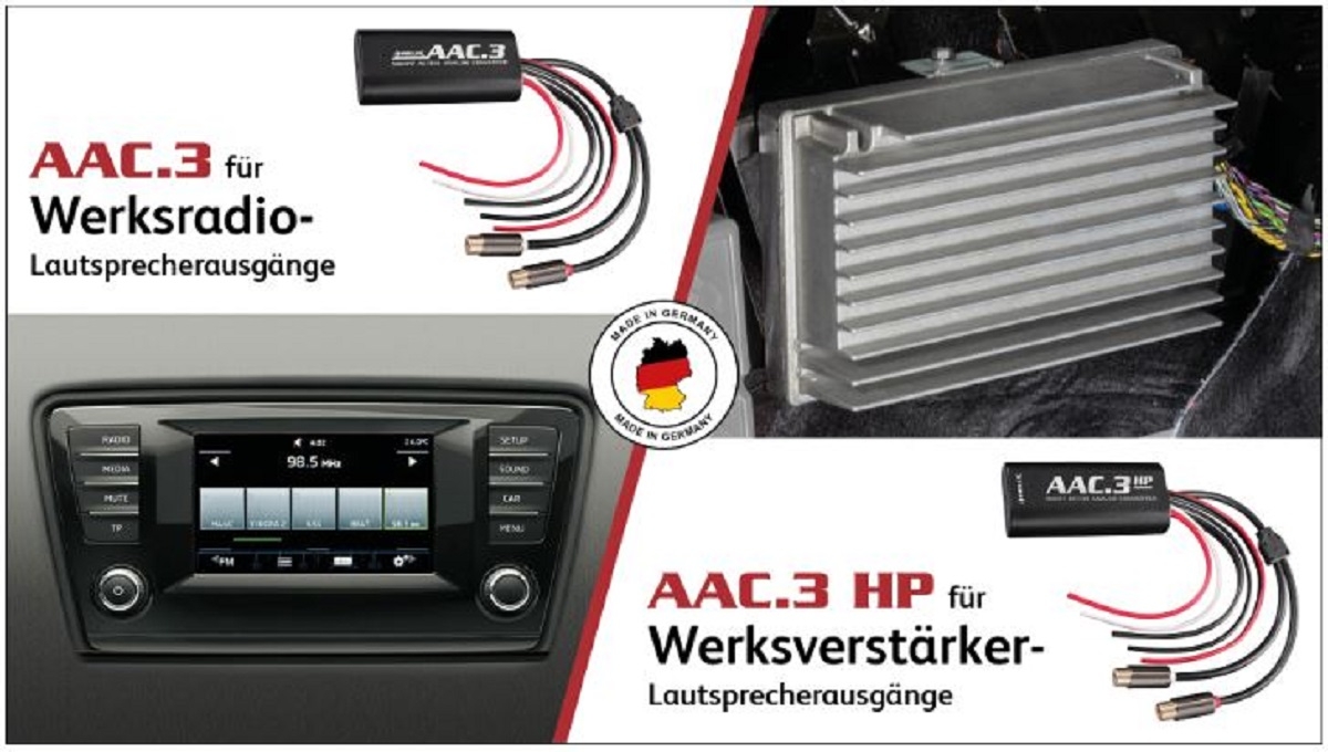 HELIX AAC-3 High-Low-Adapter für Werks-Autoradios