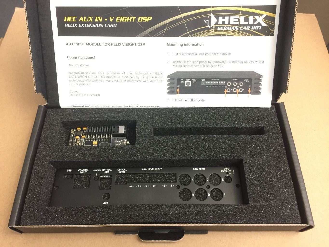 Helix HEC AUX IN - Extension Card