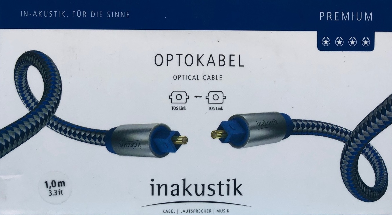 Inakustik Premium Optokabel 1-0m Toslink
