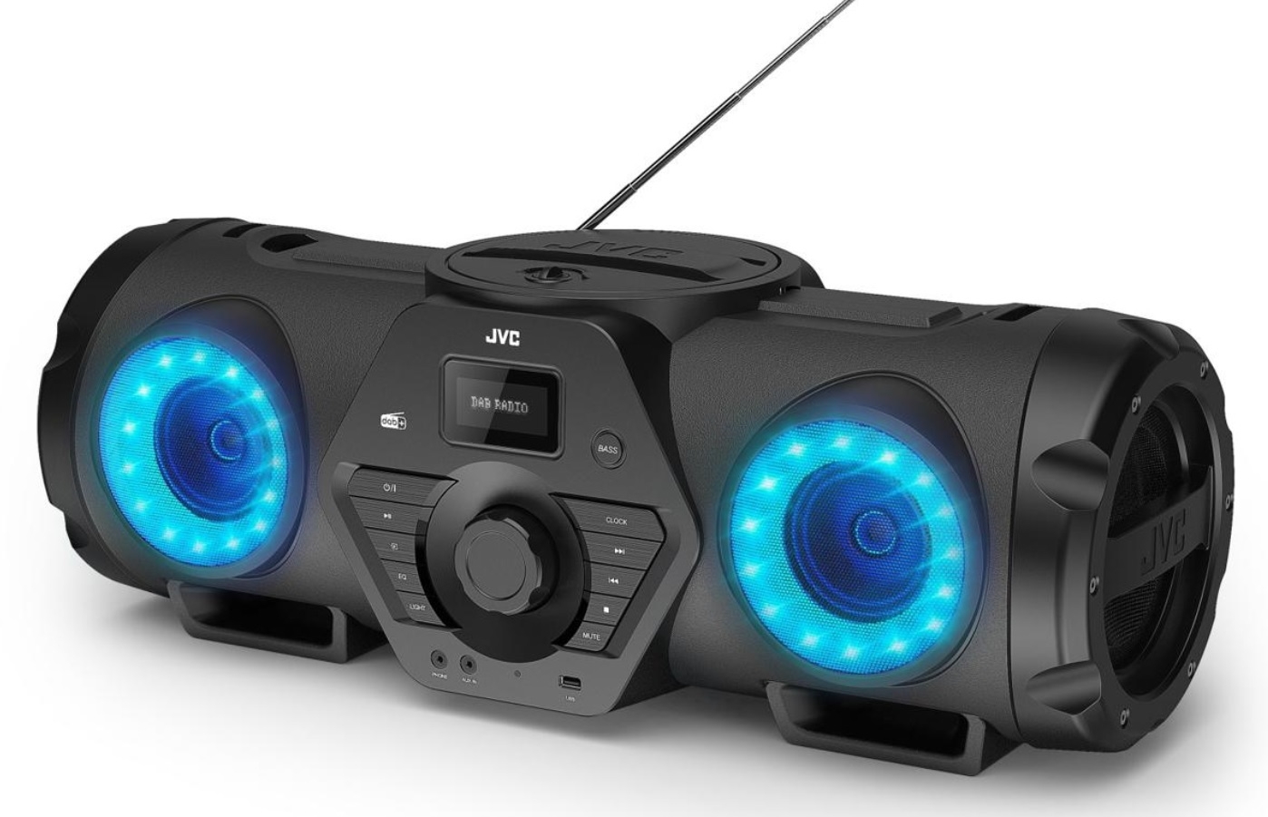 JVC RV-NB300DAB Schwarz Bluetooth DAB+ CD USB-Port