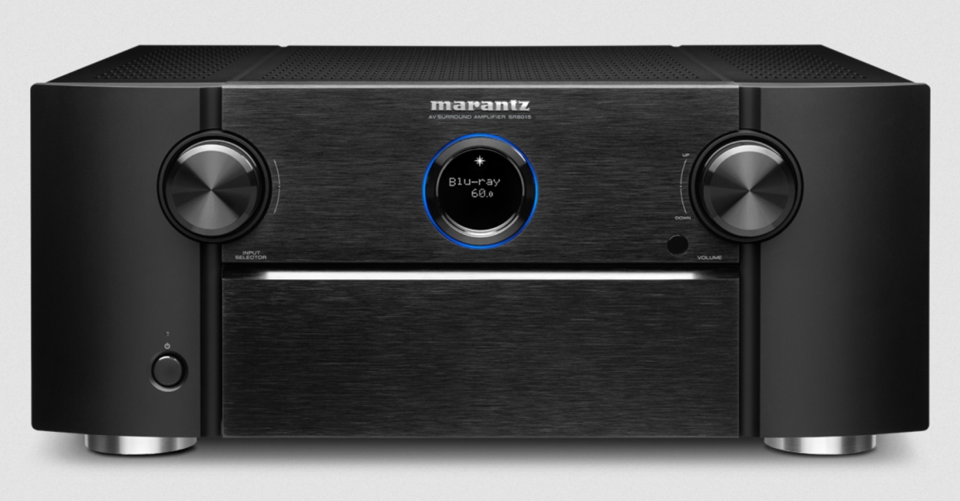 MARANTZ SR8015 Schwarz 11-2-Kanal AV-Verstärker 3D-Sound 8K Video HEOS Built-in