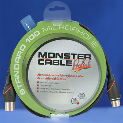 Mikrofonkabel Monster Cable Standard 100 50 MIKRO