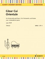 Orientale op-50-9 für Violoncello und Klavier