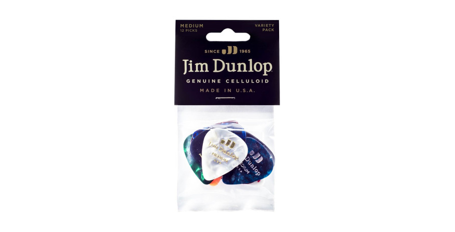 Plektrenpack Dunlop Celluloid Variety Pack Medium
