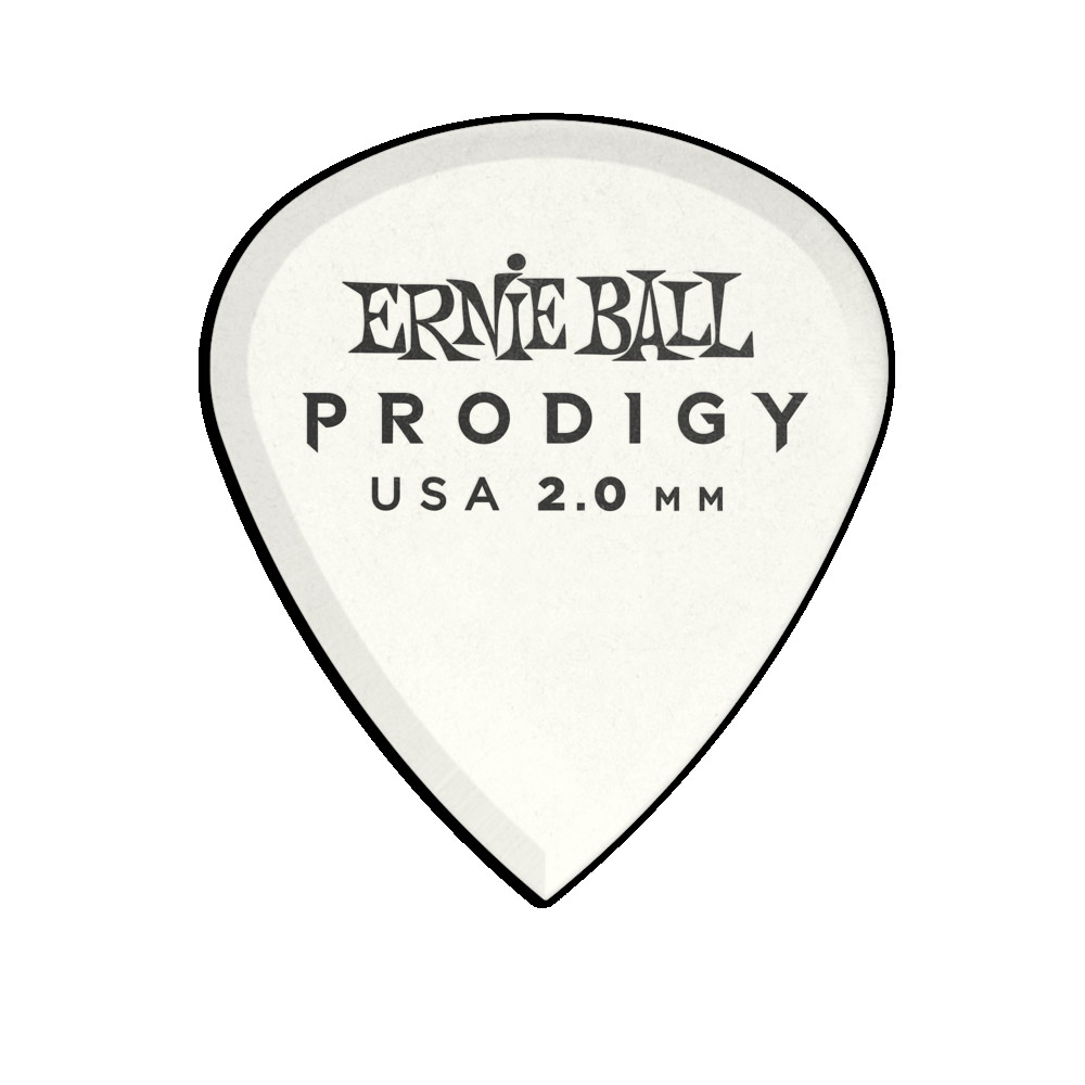 Plektrenpack Ernie Ball Prodigy Mini White 2-0
