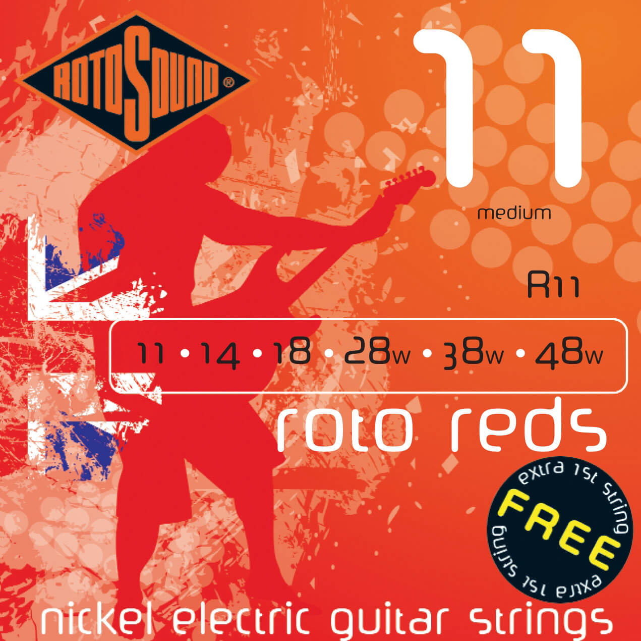 Saitensatz für E-Gitarre Rotosound Red R11