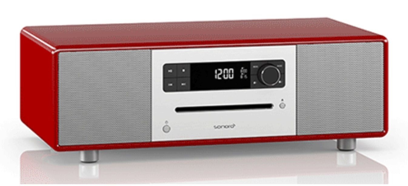 Sonoro sonoroSTEREO 2 Rot - CD USB Bluetooth DAB+-FM-Tuner- N3 - UVP war 699- EUR