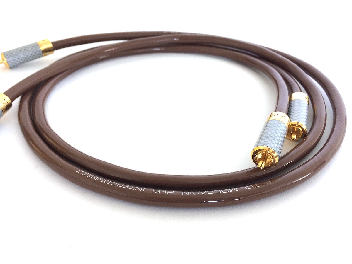 TCI Moccasin RCA 0-6m - Hochwertiges Cinch-Kabel mit vergoldeten True-Plug